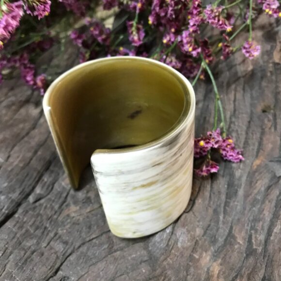Jewelry - Buffalo Horn Cuff, Gladiator Horn Cuff
